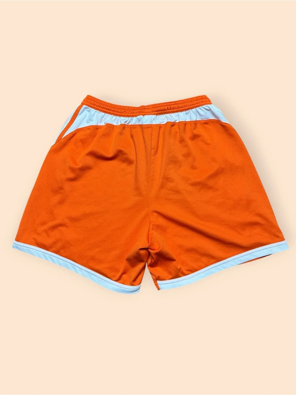 Vintage Adidas Y2K Athletic Shorts Large Orange Vtg 2000s